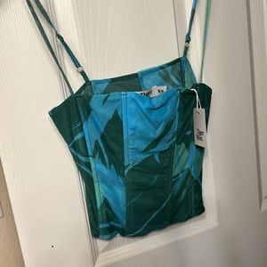 Tiger Mist Deacon skirt green floral